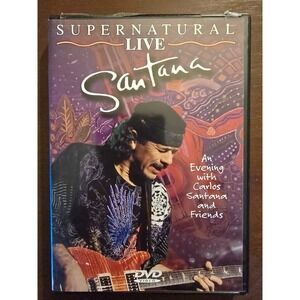 Supernatural Live (DVD, 2000), Carlos Santana & Friends, Excellent Condition